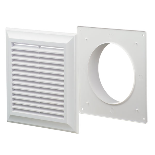 Cửa gió nhựa VUÔNG cổ tròn – DECOR 250*250/150s Cửa gió nhựa VUÔNG cổ tròn – DECOR 250*250/150s